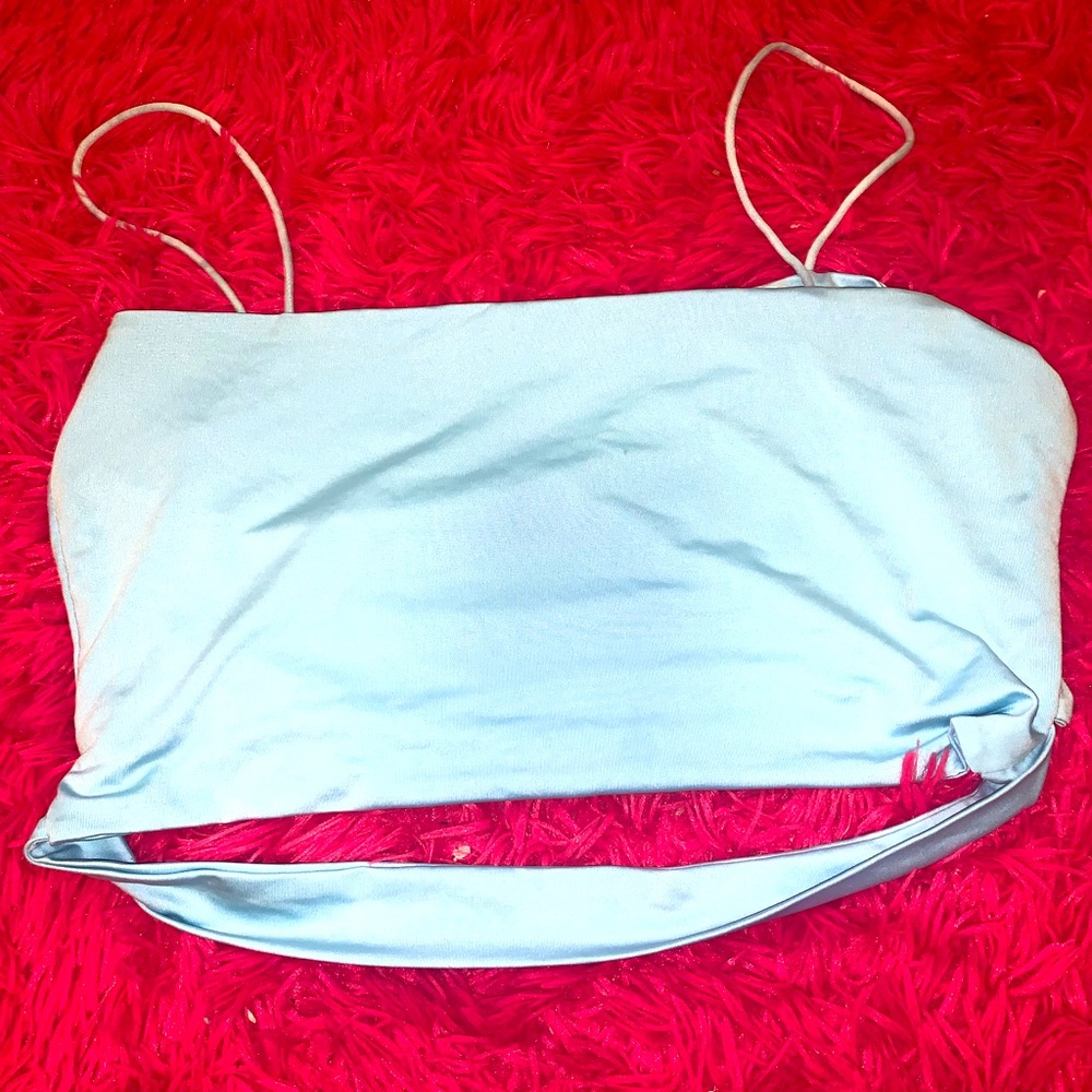 Shein crop top, reference of model is second photo